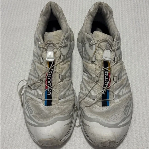 Salomon S-Lab XT6 Soft Ground white tennis shoes - Picture 3 of 3